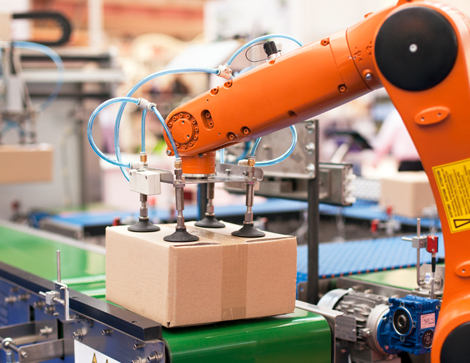Linienintegrierte Automatisierung und Robotics - Beispielbildmotiv