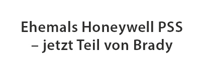 Ehemals Honeywell Productivity Solutions & Services (PSS) – jetzt Teil von Brady