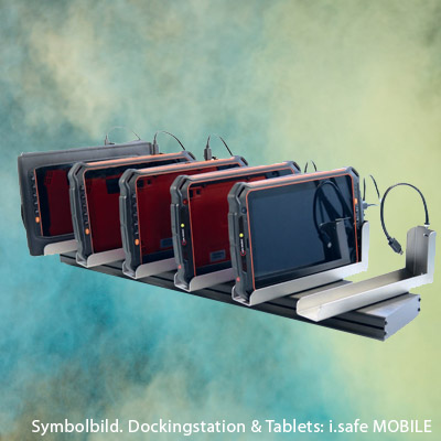 Zubehör und Ladetechnik für ATEX-Mobilcomputer - Beispielbild