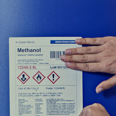 GHS labels - sample image