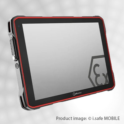 ATEX tablet for mobile applications in hazardous areas - example image